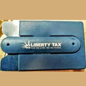Liberty tax blue Card ID holder* Document You Do L